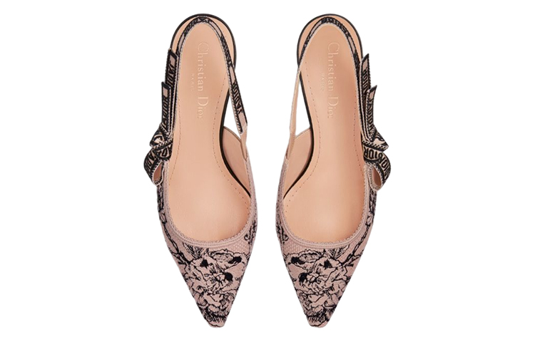 (W) Dior J'Adior Embroidered Canvas High Heels 'Nude' 圖 4