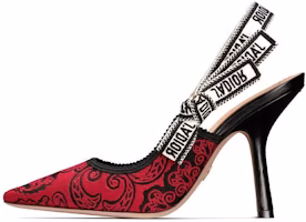 (Women) Dior J'Adior Embroidered Canvas Pumps 'Red Pointed Toe' KDP762DME_S36X (Women) Dior J'Adior Embroidered Canvas Pumps 'Red Pointed Toe' KDP762DME_S36X