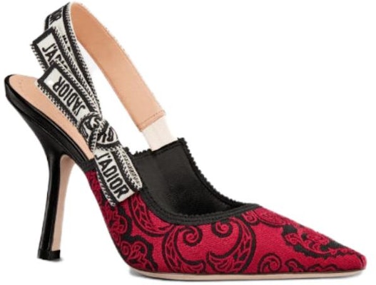 (Women) Dior J'Adior Embroidered Canvas Pumps 'Red Pointed Toe' KDP762DME_S36X Lookbook (Women) Dior J'Adior Embroidered Canvas Pumps 'Red Pointed Toe' KDP762DME_S36X