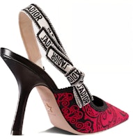 (W) 迪奥 J'Adior 刺绣帆布高跟鞋“红色尖头” KDP762DME_S36X Shop (W) 迪奥 J'Adior 刺绣帆布高跟鞋“红色尖头” KDP762DME_S36X