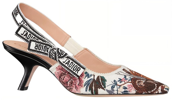 (Women) Dior J'Adior Embroidered Cotton 'Fashion Slide Black' KDP761JHR_S43L Lookbook (Women) Dior J'Adior Embroidered Cotton 'Fashion Slide Black' KDP761JHR_S43L