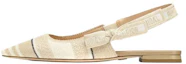 Buy (W) Dior J''Adior Geborduurde Katoenen Flats ''Beige'' KCB660STE_S16T