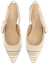 Purchase (W) Dior J''Adior Geborduurde Katoenen Flats ''Beige'' KCB660STE_S16T