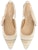 (W) Dior J'Adior Kasut Rata Kapas Bersulam 'Beige' KCB660STE_S16T