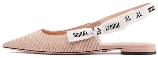 (Women) Dior J'Adior Embroidered Cotton Flats 'Nude' KCB384TFL_S21U (Women) Dior J'Adior Embroidered Cotton Flats 'Nude' KCB384TFL_S21U