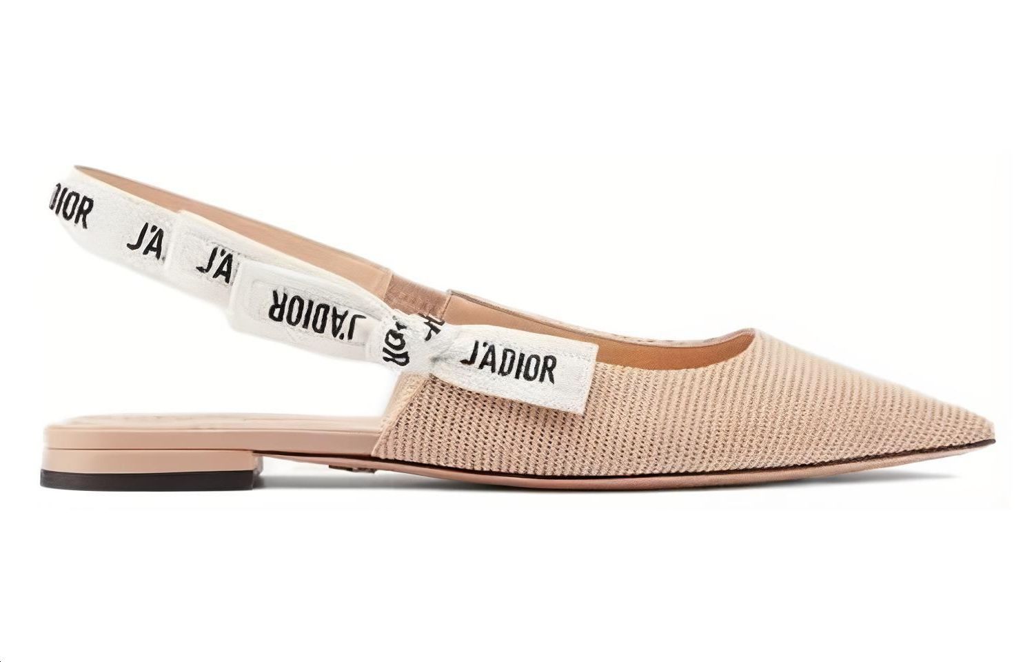 (W) Dior J'Adior Embroidered Cotton Flats 'Nude' 圖 2
