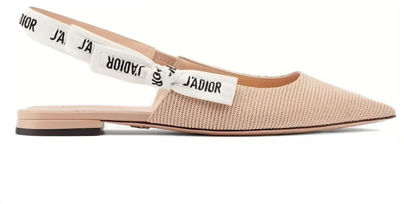 DIOR 迪奧 J'Adior 棉質刺繡平底鞋 女款 裸色 Order DIOR 迪奧 J'Adior 棉質刺繡平底鞋 女款 裸色