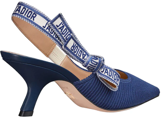 (W) Sandali con Tacco Alto Dior J''Adior Ricamati in Cotone ''Blu'' KDP866EFR_S88B Lookbook (W) Sandali con Tacco Alto Dior J''Adior Ricamati in Cotone ''Blu'' KDP866EFR_S88B