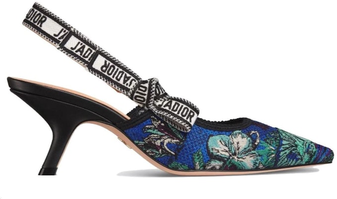 (W) Dior J'Adior Tacones Altos de Algodón Bordados 'Teal' KDP866VOY_S21N Order (W) Dior J'Adior Tacones Altos de Algodón Bordados 'Teal' KDP866VOY_S21N
