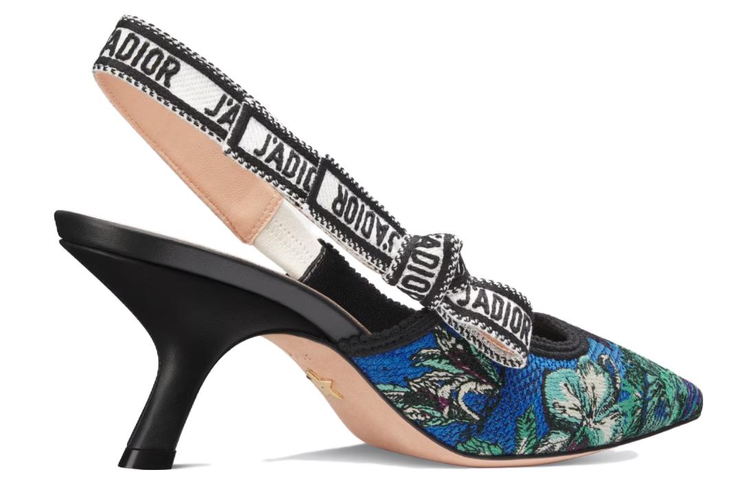 Lookbook (W) 디올 자디올 자수 힐 (틸) KDP866VOY_S21N