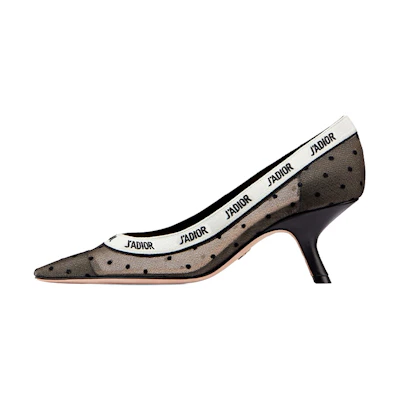 (W) Dior J'Adior Embroidered High Heel 'Black' KDP549ECF_S20X