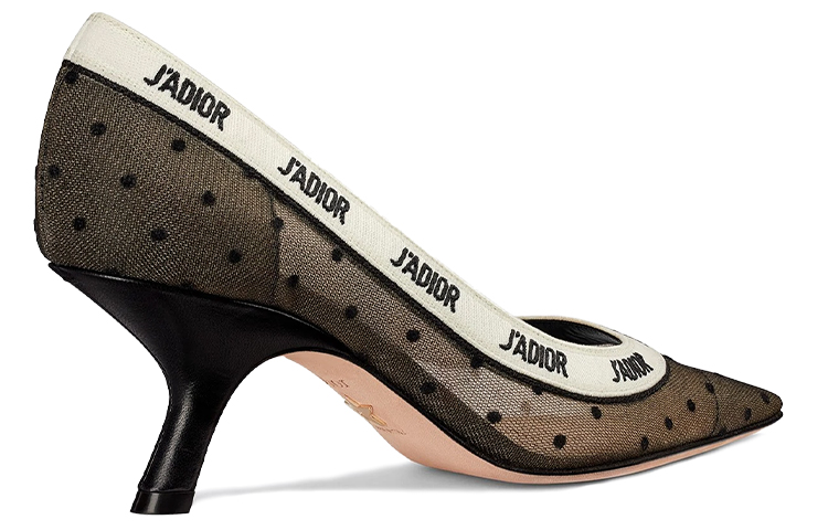 (W) Dior J'Adior Embroidered High Heel 'Black' KDP549ECF_S20X 圖 4