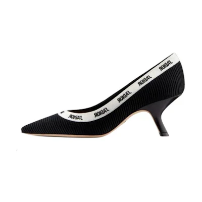 (W) Dior J'Adior Embroidered High Heels 'Black' KDP550ECF_S900