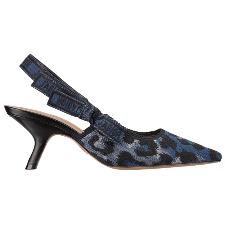 Order (W) Dior J'Adior Tumit Tinggi Bersulam 'Hitam Biru' KCP866DLP_S68B