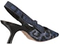 Shop (W) Dior J'Adior Tumit Tinggi Bersulam 'Hitam Biru' KCP866DLP_S68B