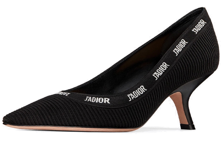 Shop (W) Dior J'Adior Hak Tinggi Bordir 'Hitam' KDP550ECF_S900 KDP549ECF_S20X