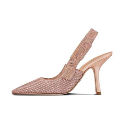 (W) Dior J'Adior Embroidered High Heels 'Pink'