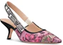 Order (W) Dior J''Adior Stoffen Slingback Pumps 65mm ''Wit'' KDP866ESR_S49K KCP866VOY_S67P