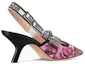 Lookbook (W) Dior J''Adior Stoffen Slingback Pumps 65mm ''Wit'' KDP866ESR_S49K KCP866VOY_S67P
