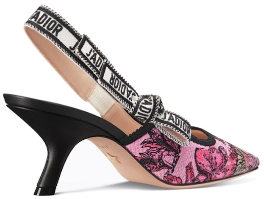 (Women) Dior J'Adior Fabric 'Comfort Casual' Slingback Pumps 65mm 'White' KDP866ESR_S49K Lookbook (Women) Dior J'Adior Fabric 'Comfort Casual' Slingback Pumps 65mm 'White' KDP866ESR_S49K