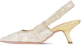 Buy (W) Dior J''Adior Slingback en Tissu Confort Élégant Talons 6.5cm ''Noir'' KDP866ESR_S49K