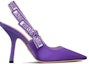 Order (Women) Dior J'Adior Fabric Pointed-Toe Slingback 6.5cm Heel 'Black' KCV028BXT_S21X