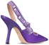 Shop (Women) Dior J'Adior Fabric Pointed-Toe Slingback 6.5cm Heel 'Black' KCV028BXT_S21X