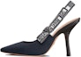 Buy (W) Dior J'Adior Kasut Slingback Kain 'Hitam Coklat' KCP868SGD_S42M KCP867EFR_S56B