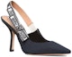Lookbook (W) Dior J'Adior Kasut Slingback Kain 'Hitam Coklat' KCP868SGD_S42M KCP867EFR_S56B