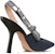 (W) Dior J'Adior Kasut Slingback Kain 'Hitam Coklat' KCP868SGD_S42M KCP867EFR_S56B