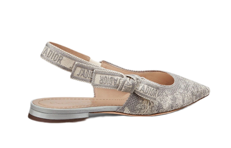 Lookbook (W) Dior J'Adior Flat Slingback Sandal 'Sulaman Kelabu' KCB577TJE_S37W