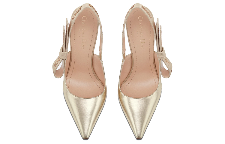 Shop (W) Sandales à Talons Dior J''Adior ''Or Rose Métallique'' KDP839LMS_S71K