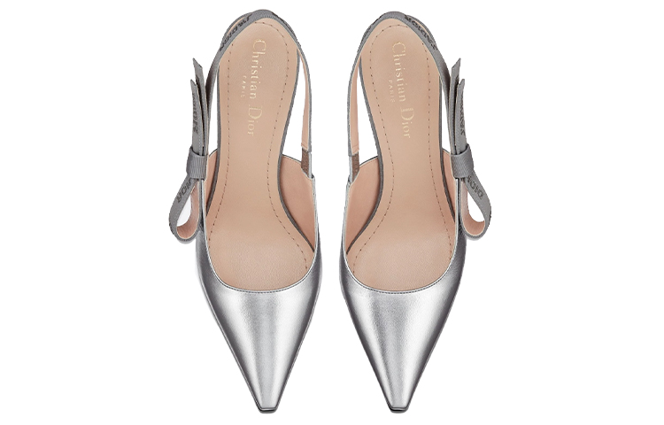 (W) Dior J'Adior High-Heeled Slide 'Silver' 圖 4