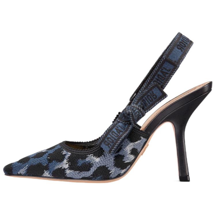 (Women) Dior J'Adior High Heel 'Blue Black Embroidery' KCP867DLP_S68B
