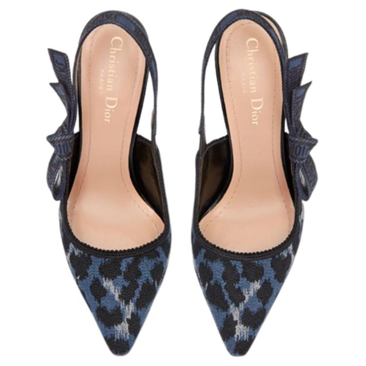 (W) Dior J'Adior High Heel 'Blue Black Embroidery' 圖 5