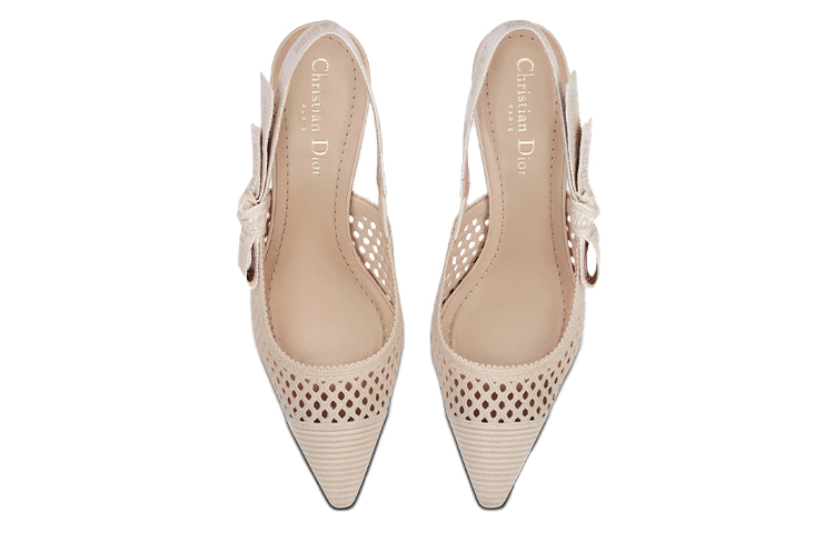 Shop (W) Dior J'Adior Tumit Tinggi 'Sulaman Putih Krim' KDP882EMR_S33U