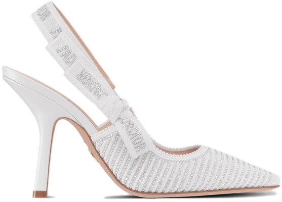 (Women) Dior J'Adior High Heel 'Crystal Cotton White' KCP867LHE_S10W Order (Women) Dior J'Adior High Heel 'Crystal Cotton White' KCP867LHE_S10W