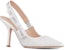 (W) Dior J'Adior Tumit Tinggi 'Crystal Cotton White' KCP867LHE_S10W