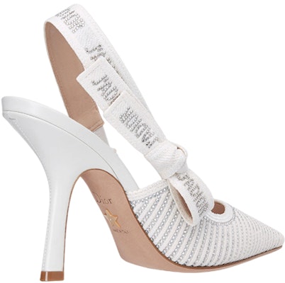 (W) Dior J'Adior Tumit Tinggi 'Crystal Cotton White' KCP867LHE_S10W Lookbook (W) Dior J'Adior Tumit Tinggi 'Crystal Cotton White' KCP867LHE_S10W