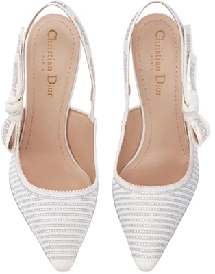 (W) Dior J'Adior Tumit Tinggi 'Crystal Cotton White' KCP867LHE_S10W Shop (W) Dior J'Adior Tumit Tinggi 'Crystal Cotton White' KCP867LHE_S10W
