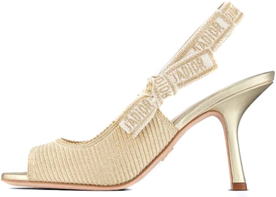 (Women) Dior J'Adior High Heel 'Metallic Embroidery Gold' KDQ481ELF_S71K Buy (Women) Dior J'Adior High Heel 'Metallic Embroidery Gold' KDQ481ELF_S71K