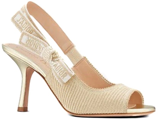 (W) Dior J'Adior High Heel 'Bordir Emas Metalik' KDQ481ELF_S71K Lookbook (W) Dior J'Adior High Heel 'Bordir Emas Metalik' KDQ481ELF_S71K