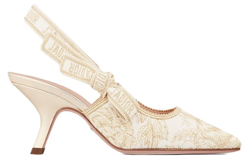 Order (W) ディオール J'Adior ハイヒール 白刺繍 KDP761JHL_S67W