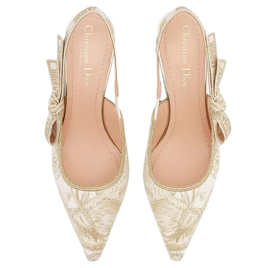 Purchase (W) ディオール J'Adior ハイヒール 白刺繍 KDP761JHL_S67W