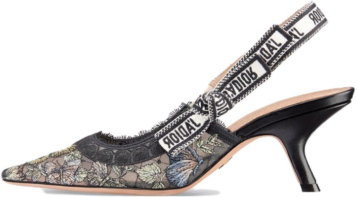 (Women) Dior J'Adior High Heel Black 'Rhinestone Cotton Embroidery' KCP867CHS_S900 Buy (Women) Dior J'Adior High Heel Black 'Rhinestone Cotton Embroidery' KCP867CHS_S900
