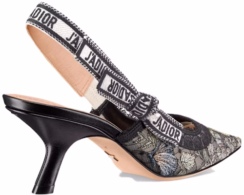 (W) Dior J'Adior Tacón Alto Negro 'Bordado Algodón con Diamantes' KCP867CHS_S900 KCV028BMT_S26X Lookbook (W) Dior J'Adior Tacón Alto Negro 'Bordado Algodón con Diamantes' KCP867CHS_S900 KCV028BMT_S26X