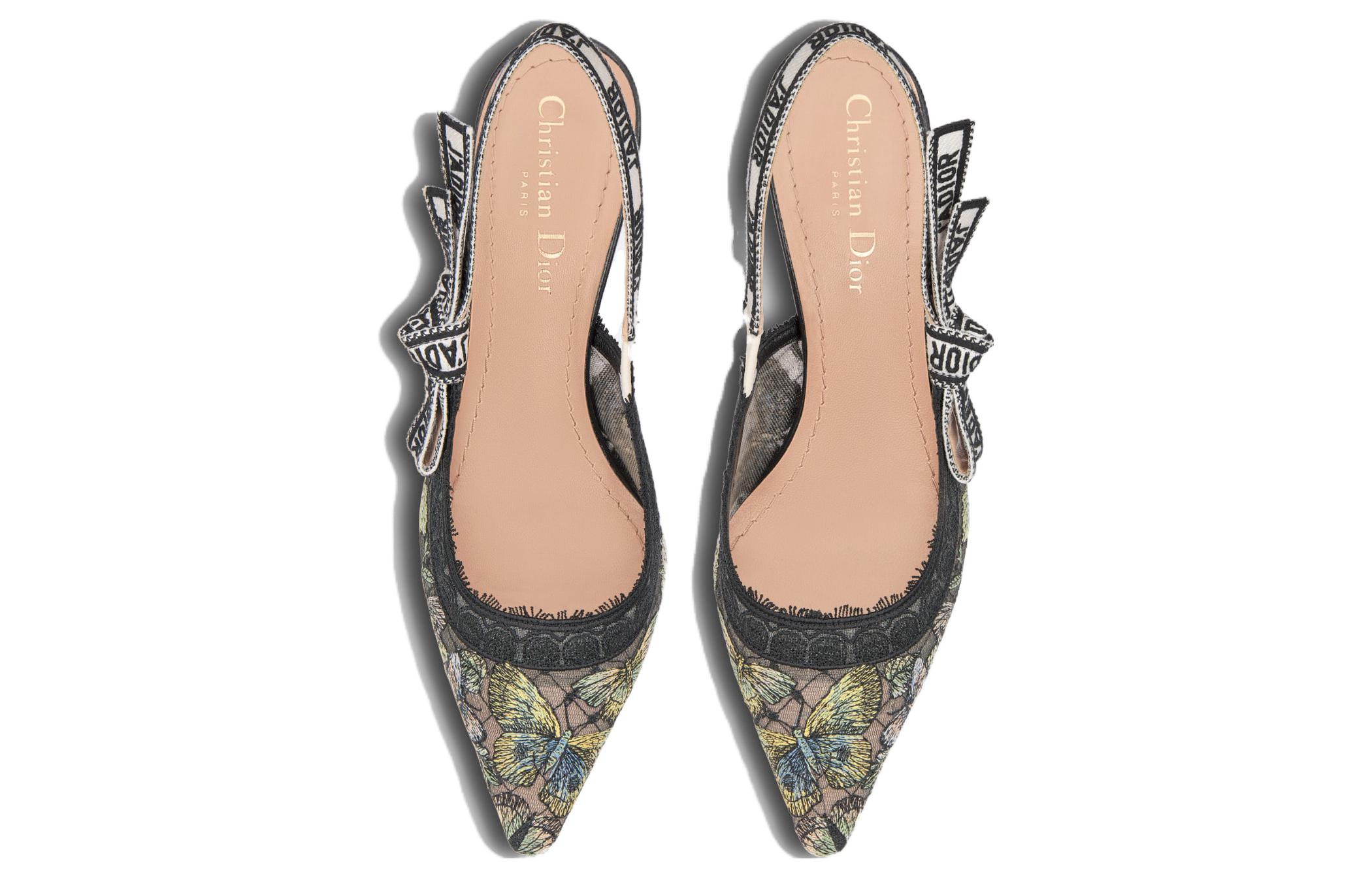 Shop (W) Dior J'Adior ハイヒール 黒 "ラインストーン刺繍" KCP867CHS_S900 KCV028BMT_S26X