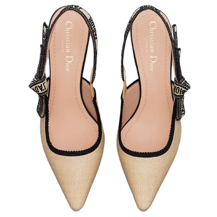 Purchase (W) Dior J'Adior Sepatu Hak Tinggi 'Beige Bordir' KCP919JUR_S29U