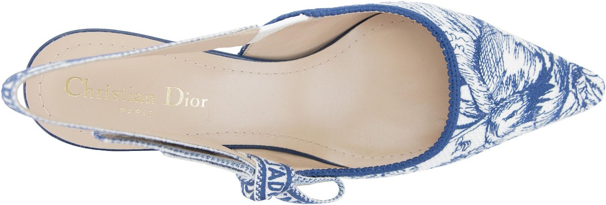 (Women) Dior J'Adior High Heels 'Embroidered Cotton Blue and White' KDP761JHR_S60W Shop (Women) Dior J'Adior High Heels 'Embroidered Cotton Blue and White' KDP761JHR_S60W