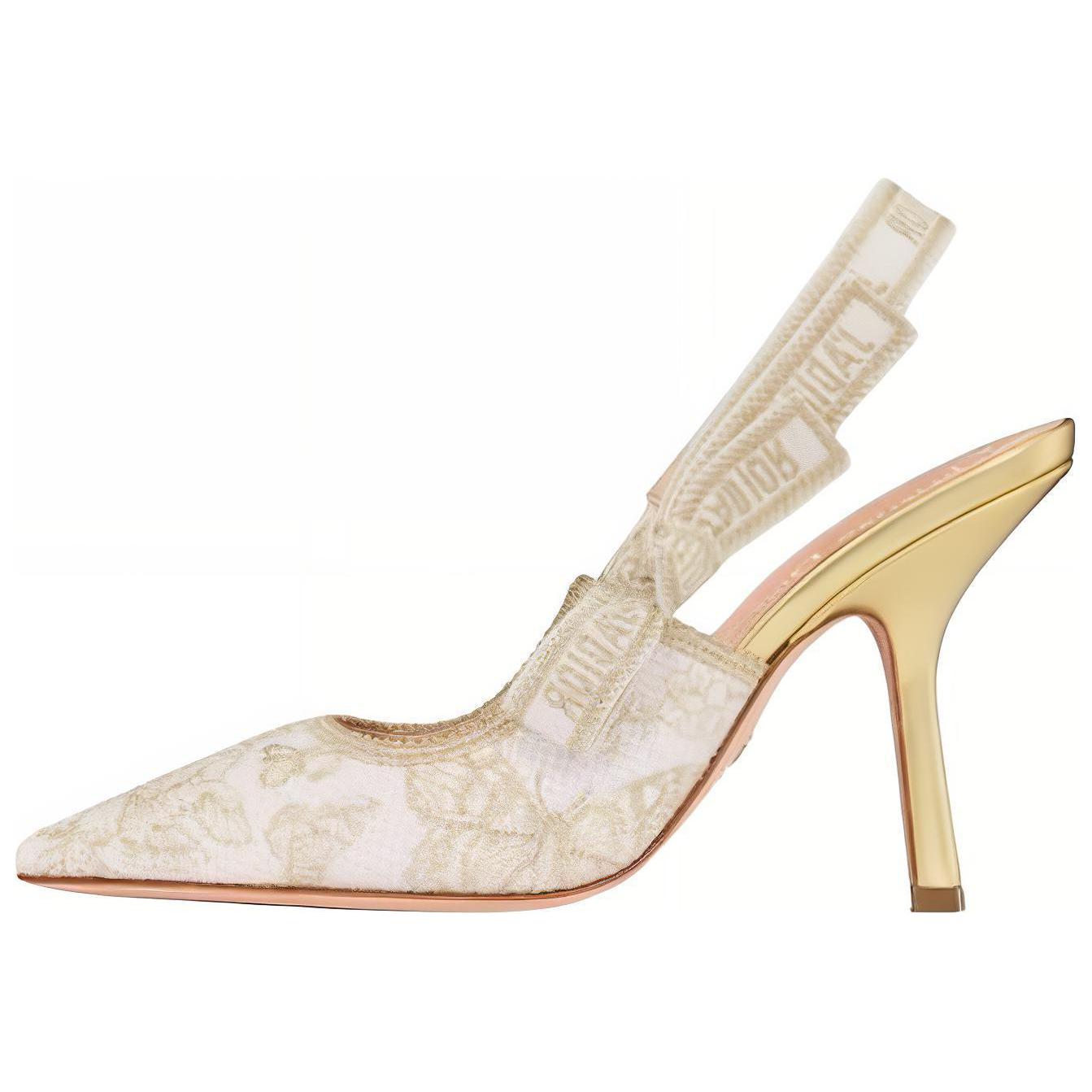 (Women) Dior J&#x27;Adior High Heels &#x27;Gold&#x27; KCP867ESR_S49K